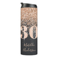 Meisjes glitter gladde moderne 30e verjaardag ther