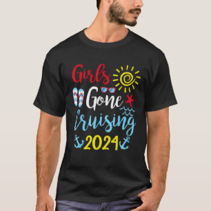 Meisjes Gone Cruising 2024 Vrouwen Zomer Vakantie  T-shirt