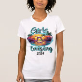 Meisjes Gone Cruising Matching Cruise Shirten T-shirt (Voorkant)
