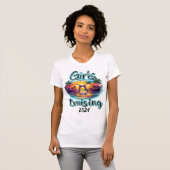 Meisjes Gone Cruising Matching Cruise Shirten T-shirt (Voorkant volledig)