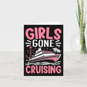 Meisjes Gone Cruising Vakantie Boot Cruise Meisjes Kaart