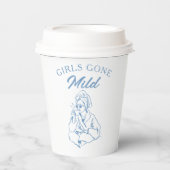 Meisjes Gone Girls Spa Bachelorette Feest Papieren Bekers (Voorkant)