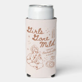 Meisjes Gone Mild Bachelorette Slim Koelboxxen (Seltzer Voorkant)