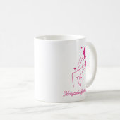 Meisjes Gone Mild Roze Spa Vrijgezellenfeest Koffiemok (Voorkant rechts)