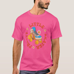 Meisjes Grappig Rolschaatsen Kleine Skater T-shirt