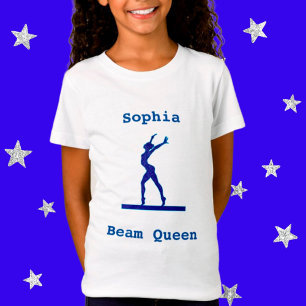 Meisjes Gymnastics Beam Queen T-Shirt