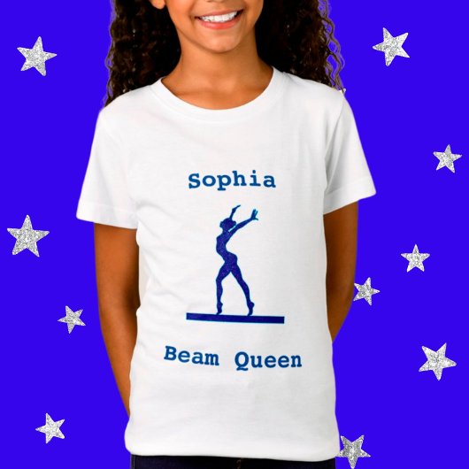 Meisjes Gymnastics Beam Queen T-Shirt