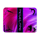 Meisjes Gymnastics Events Abstract Magneet (Horizontaal)