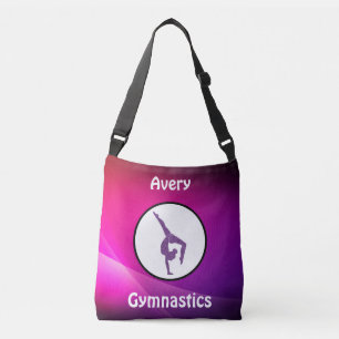 Meisjes Gymnastics Pink & Paarse Crossbody Bag Crossbody Tas