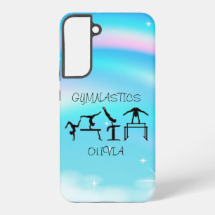 Meisjes Gymnastics Rainbow Swirls Samsung Galaxy Hoesje