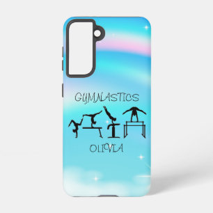 Meisjes Gymnastics Rainbow Swirls Samsung Galaxy Hoesje