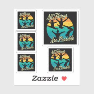 Meisjes Gymnastiek - Alle dingen zijn mogelijk Sticker