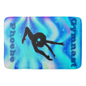 Meisjes gymnastiek blauw bath mat (Voorkant)