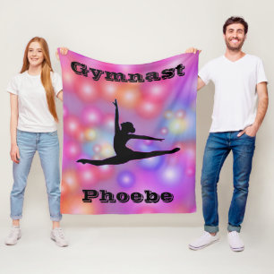 Meisjes Gymnastiek Bubbles Fleece Deken