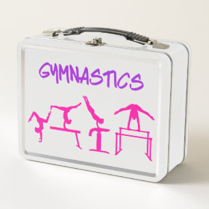 Meisjes Gymnastiek Evenementen Metalen Lunchbox