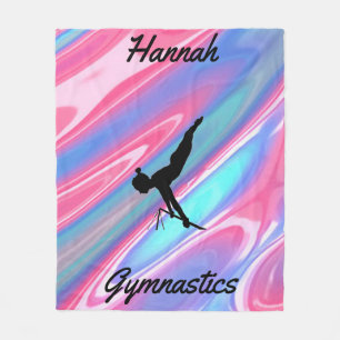 Meisjes Gymnastiek Fleece Deken w / Naam