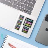 Meisjes Gymnastiek - Flipping Crazy Sticker (Laptop met iPhone)