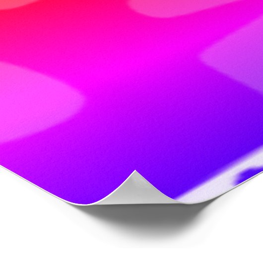 Meisjes Gymnastiek "Gymnast" Rainbow Camo Poster (Hoek)