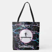 Meisjes Gymnastiek Hologram Balance Beam Canvas ta Draagtas (Voorkant)