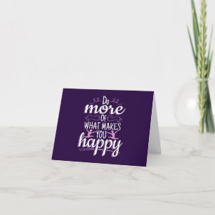 Meisjes Gymnastiek - Motivatie Happy Quote Kaart