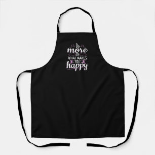 Meisjes Gymnastiek - Motivatie Happy Quote Schort