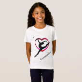 Meisjes Gymnastiek T-shirt (Voorkant volledig)