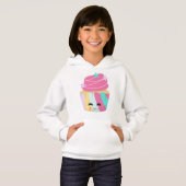 Meisjes' Hanes ComfortBlend® hoodie (Voorkant volledig)