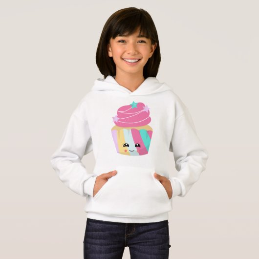 Meisjes' Hanes ComfortBlend® hoodie (Voorkant volledig)