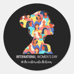 Meisjes Hart voor Vrouwen Valentijnsdag Graphic 75 Ronde Sticker