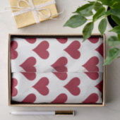 Meisjes harten (Design 46 Red Series) Tissuepapier (Geschenk)