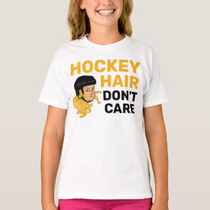 Meisjes Hockey Hair geven geen Blonde T-shirt