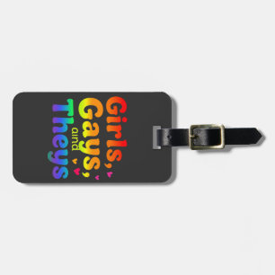 Meisjes, homo's en holebi's holebi pride maand inc bagagelabel