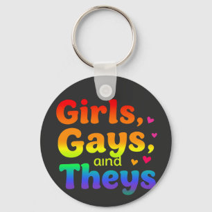 Meisjes, homo's en holebi's holebi pride maand inc sleutelhanger