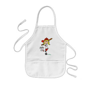 Meisjes honkbal Batter Up T-shirts en cadeaus Kinder Schort
