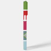 Meisjes horizontale strepen met foto Case-Mate iPhone case (Achterkant / Rechts)