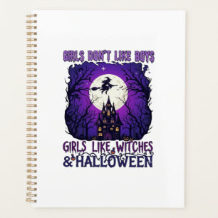 Meisjes houden niet van jongens heksen Halloween G Planner