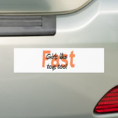 meisjes houden ook van snel speelgoed bumpersticker (Op auto)