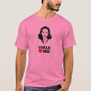 Meisjes houden van me t-shirt