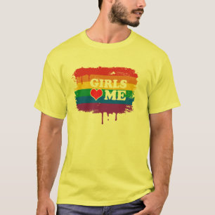 Meisjes houden van me t-shirt