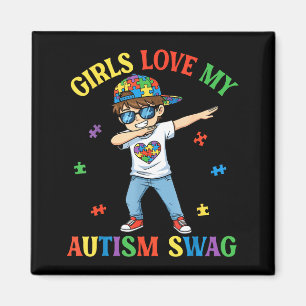 Meisjes houden van mijn autisme swag dabbing jonge magneet
