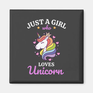 Meisjes houden van Unicorn Fan Club Magneet