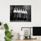 Meisjes in Bloomers, begin jaren '00 Poster (Thuiskantoor)