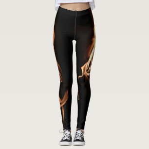 Meisjes in brand leggings