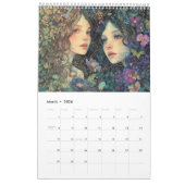 Meisjes in de tuin 2026 Kalender (Mar 2026)