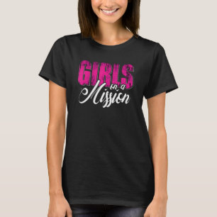 Meisjes in een Missie Bruidegom vrijgezellenfeest T-shirt