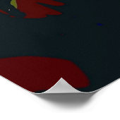 Meisjes in het Abstract Poster (Hoek)