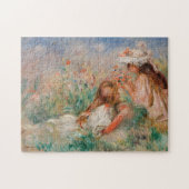 Meisjes in het gras | Pierre-Auguste Renoir Legpuzzel (Horizontaal)