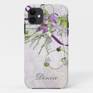 Meisjes iPhone5 Lavender Paarse snoepjes iPhone 11 Hoesje