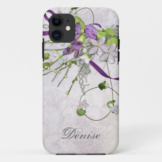 Meisjes iPhone5 Lavender Paarse snoepjes Case-Mate iPhone Case (Achterkant)