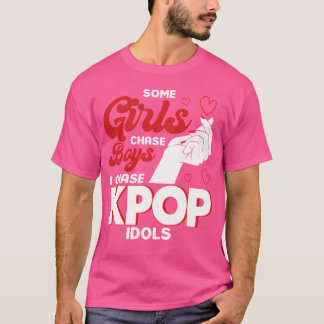 Meisjes jagen op jongens, ik jaag op Kpop-idolen K T-shirt
